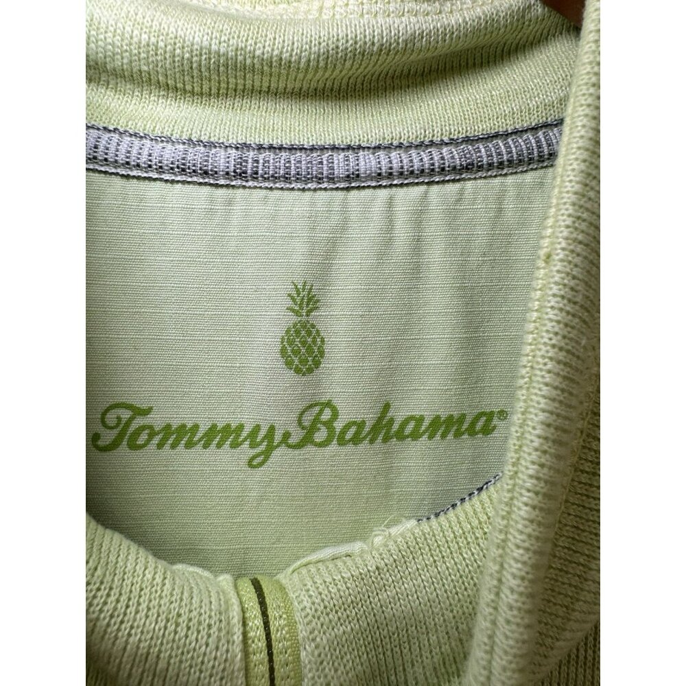 Tommy Bahama Sport Dress Womens Large Green Zip Mock Neck Pockets Casual - Picture 7 of 7